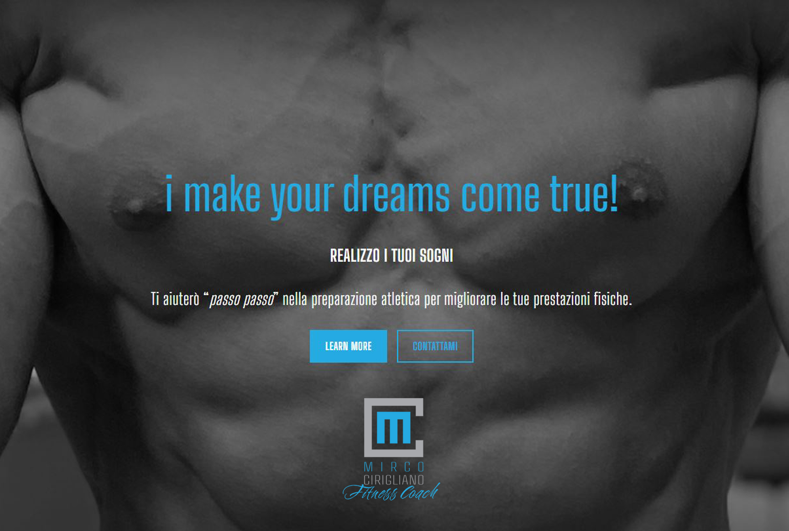 Mirco Cirigliano __ FITNESS COACH __ homepage COVER __