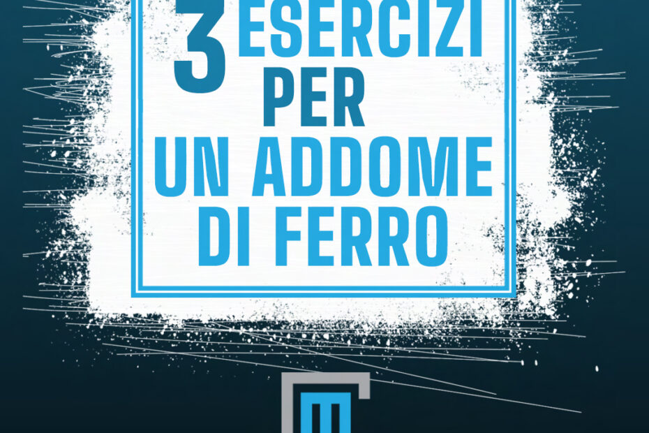 Mirco Cirigliano__ Fitness Coach __ 3 esercizi per l'ADDOME